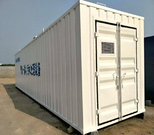 武漢市政路橋高新二路可移動式一體化污水處理